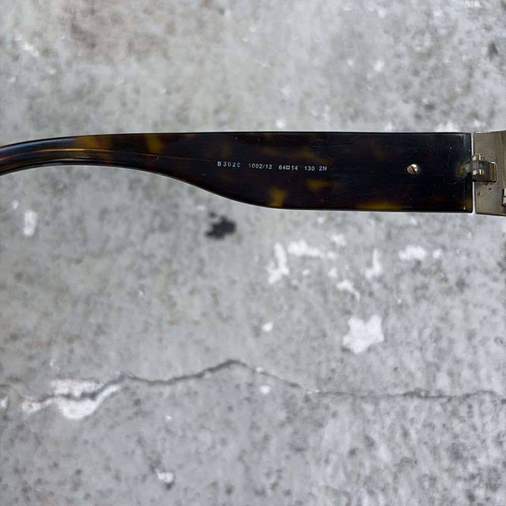 Burberry Aviator Sunglasses - Silver and Brown - Picture 4 of 4